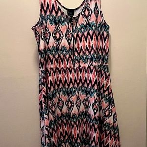 Rue 21 summer dress Aztec print